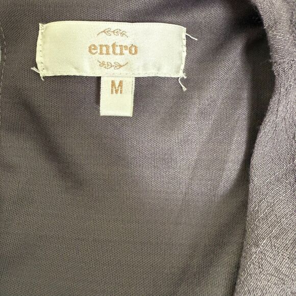 Entro Dress Womens Purple Flowy Boho Peasant Size M - Picture 6 of 10